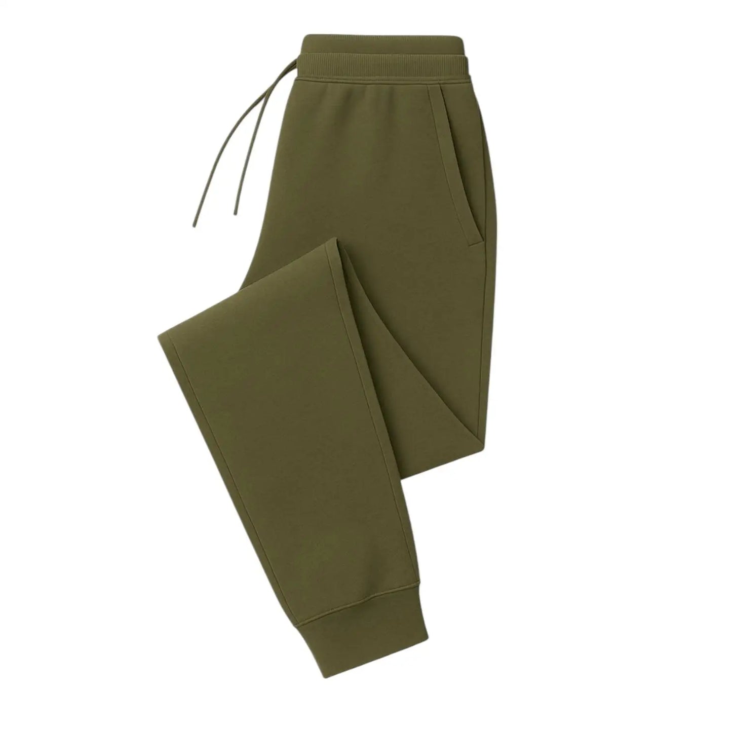 Mens Fleece-Lined Gym Fitness Workout Jogger Pants