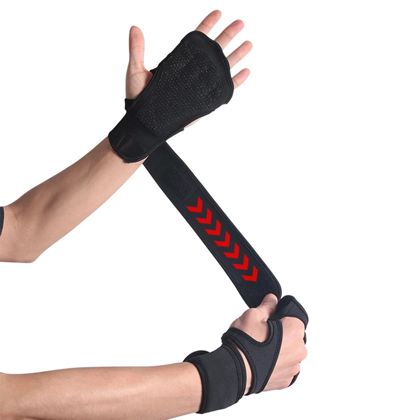 Fitness Gym Gloves, Anti-Slip Weightlifting Palm Protective Gloves - 1 Pair