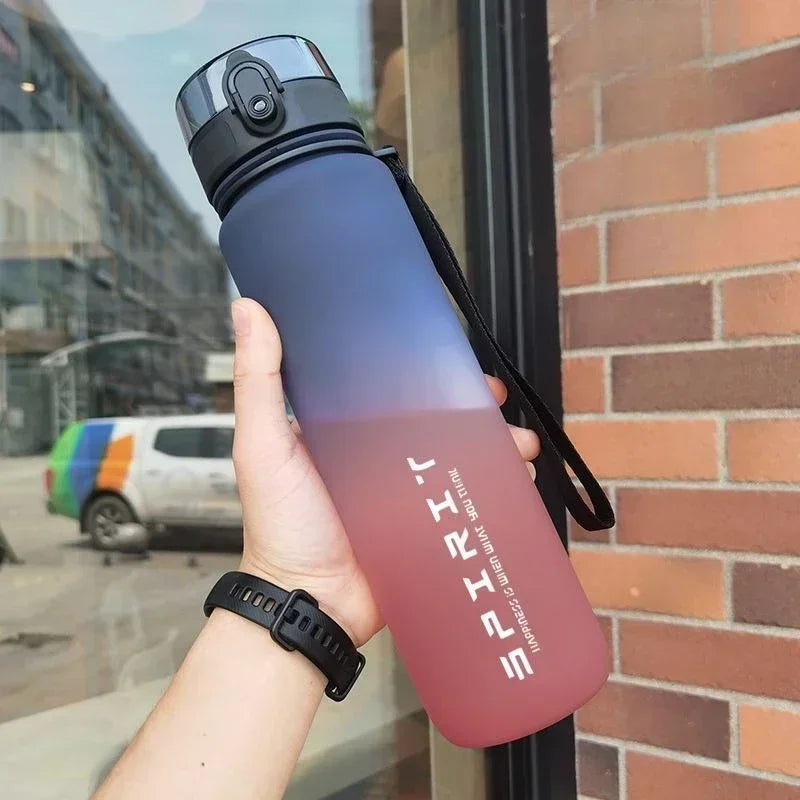 Colorful Leak Proof 1 Liter Sports Water Bottle/Outdoor Travel Drinkware