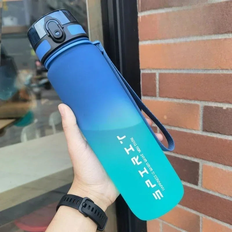 Colorful Leak Proof 1 Liter Sports Water Bottle/Outdoor Travel Drinkware