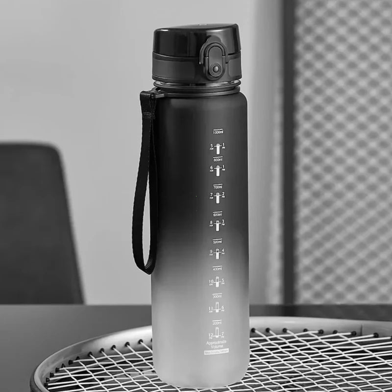 Sports Water Bottle with Large 1 Liter Capacity for Outdoor Travel/Fitness Drinkware
