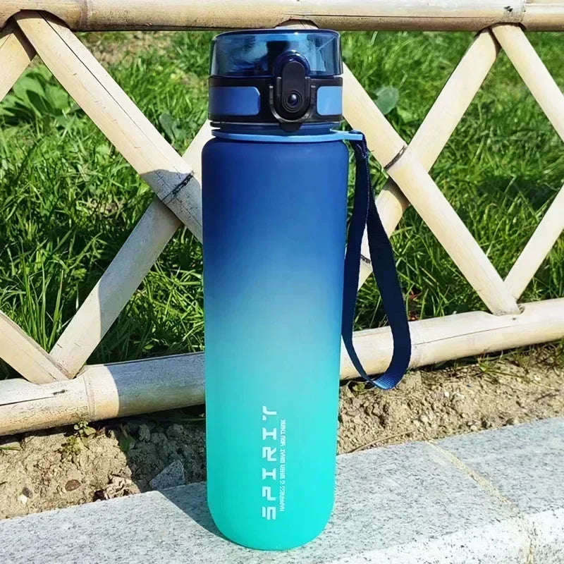 Sports Water Bottle with Large 1 Liter Capacity for Outdoor Travel/Fitness Drinkware