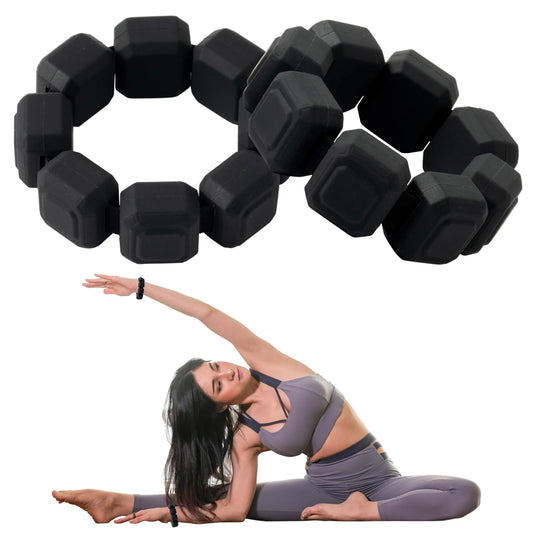 Set of Adjustable Silicone Wrist/Ankle Weights for Yoga, Pilates, Home Gym, or Jogging