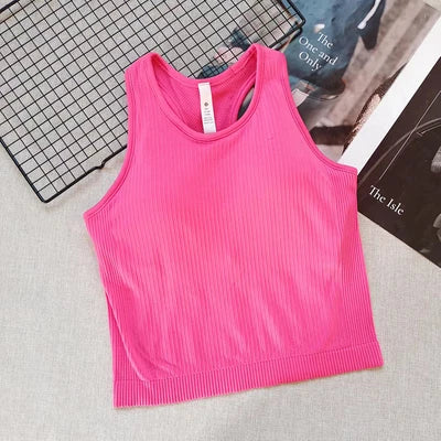 Sleeveless Sports Tank Top for Yoga, Pilates, or Weight Training