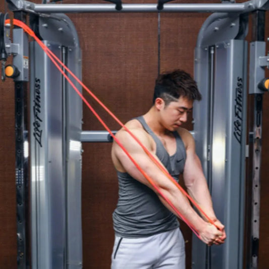 Sports Resistance Bands, Gym Exercise Bands for Yoga, Pilates, and Strength Training