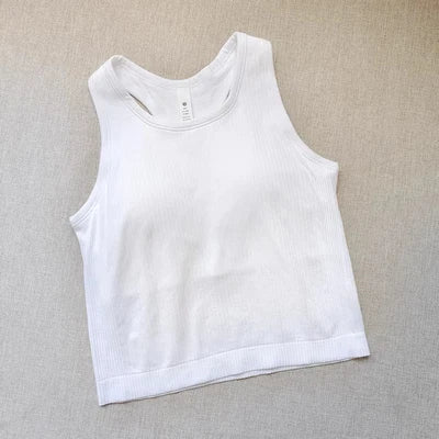Sleeveless Sports Tank Top for Yoga, Pilates, or Weight Training