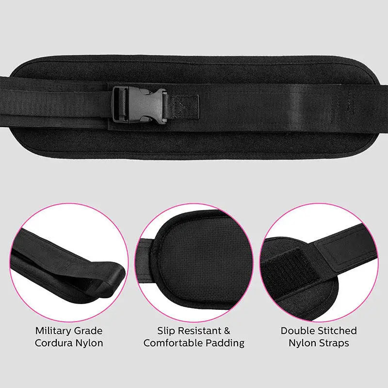 Adjustable Hip Thrush Belt for Glute Training with Dumbbells for Home Workouts