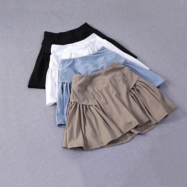 Women's Exercise Gym Athletic Quick Dry Fitness Shorts/Skirt