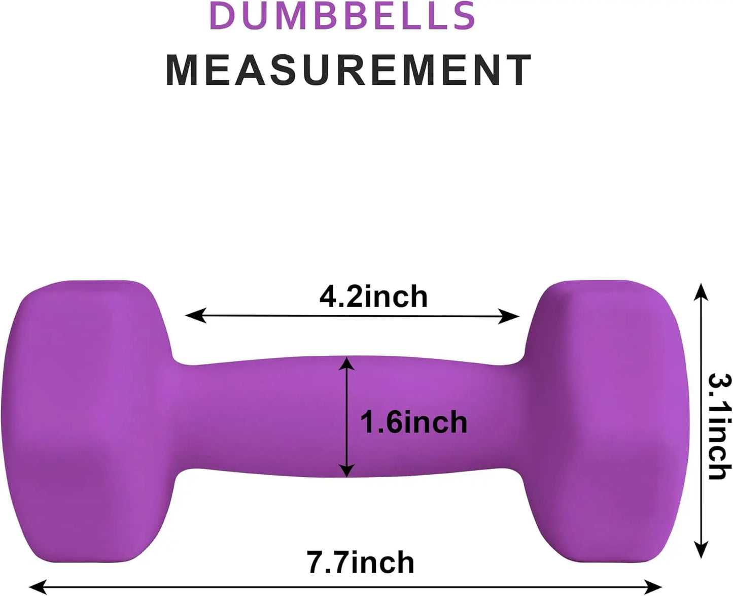 Pair of 6 LB Home Gym Dumbbells Weights Strength Training/Yoga/Pilates