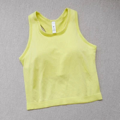 Sleeveless Sports Tank Top for Yoga, Pilates, or Weight Training